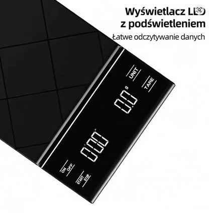 BaristaSense – Waga do Kawy z Timerem i Matą Ochronną