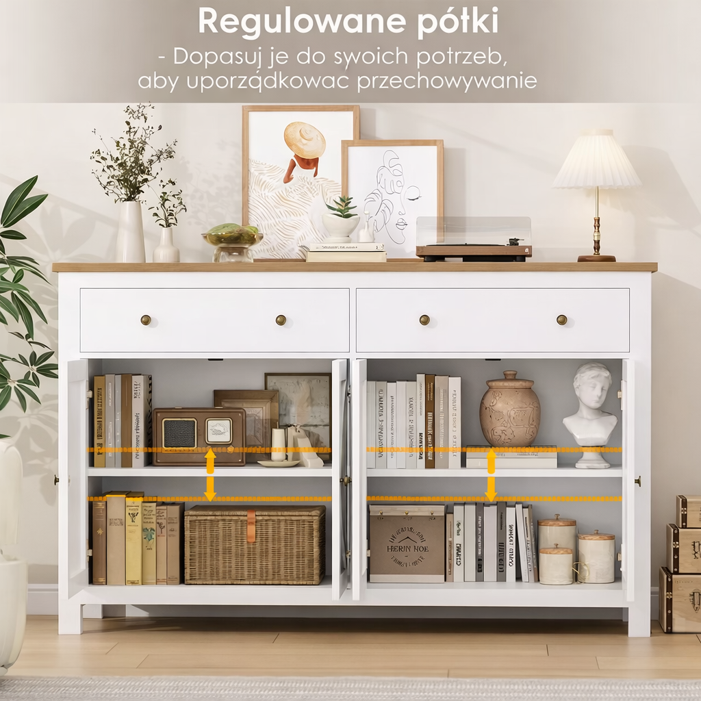 Elegancki Kredens Skandynawski.