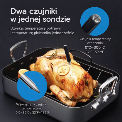 GrillSense BT – Bezprzewodowa Sonda do Steków. Termometr Smart z Aplikacją