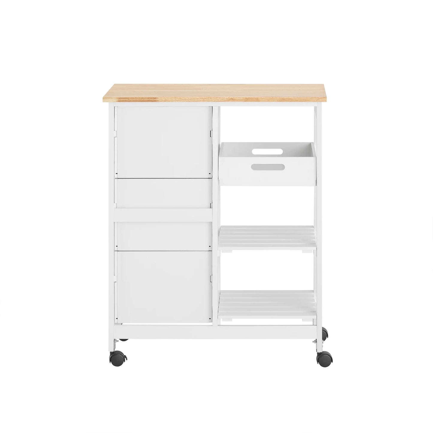 Wózek Serwisowy z Wyjmowaną Tacą – Mobilna Szafka Kuchenna z Szufladami