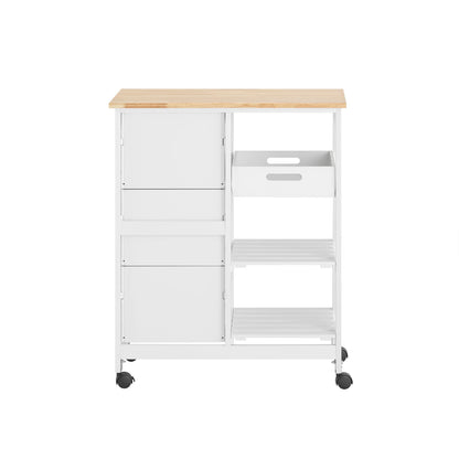 Wózek Serwisowy z Wyjmowaną Tacą – Mobilna Szafka Kuchenna z Szufladami