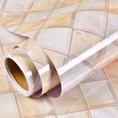 Samoprzylepna folia marmurowa 60cm. Olejoodporna tapeta do kuchni, na blat i szafki.