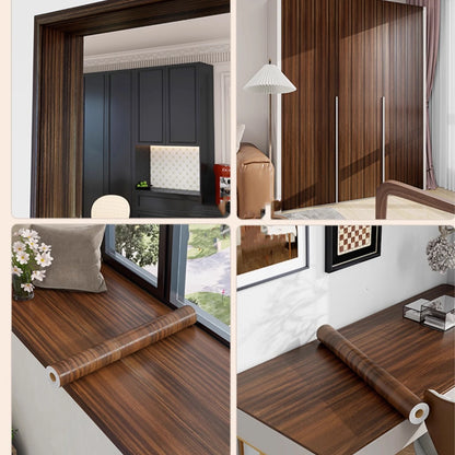 Okleina meblowa drewnopodobna 5m. Wodoodporna tapeta samoprzylepna do renowacji szaf i drzwi.