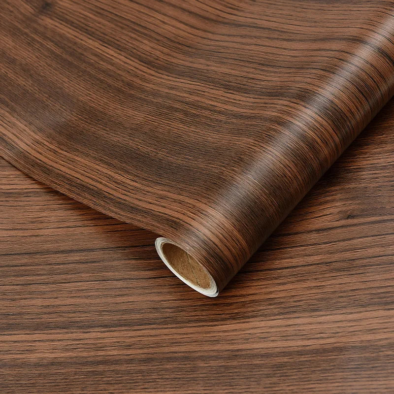 Okleina meblowa drewnopodobna 5m. Wodoodporna tapeta samoprzylepna do renowacji szaf i drzwi.