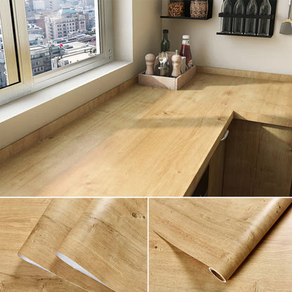 Okleina meblowa drewnopodobna 5m. Wodoodporna tapeta samoprzylepna do renowacji szaf i drzwi.